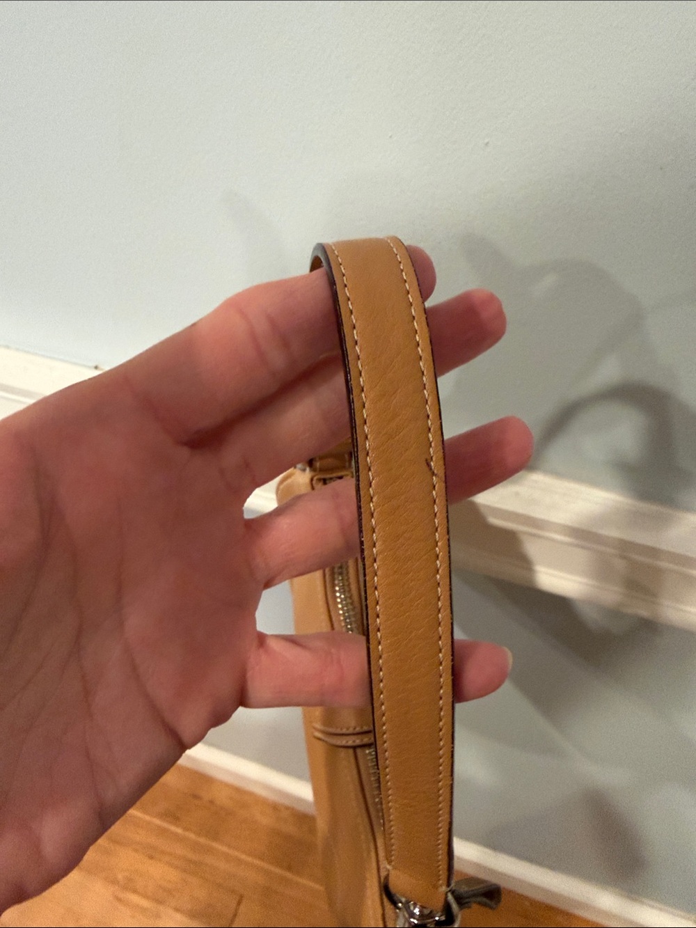 Coach Y2K Hampton Demi Tan Leather SoHo Buckle Mini Bag #7542 Vintage - Picture 8 of 10